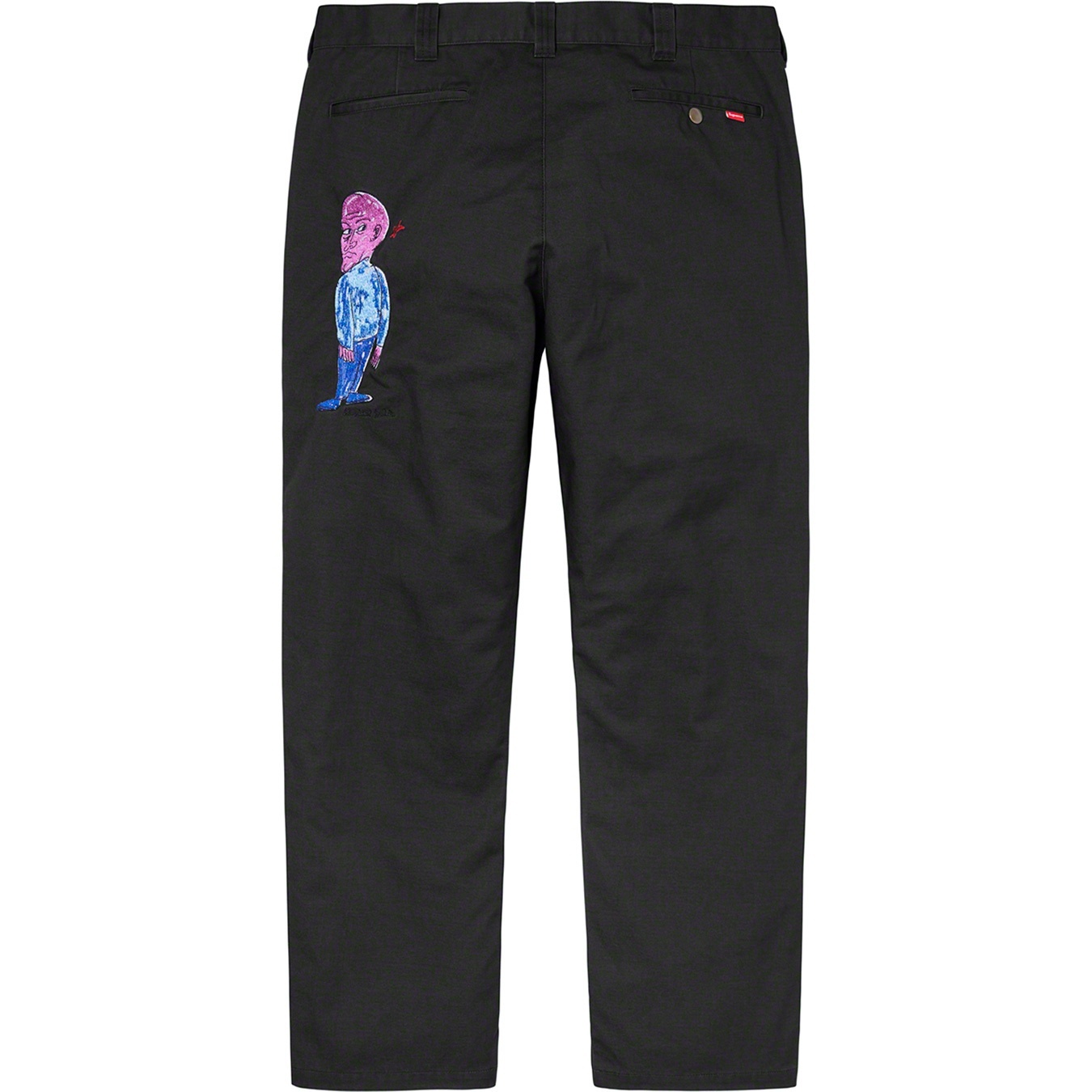 Daniel Johnston Embroidered Work Pant view 2